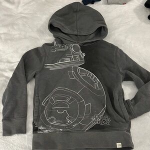 GAP Star Wars Kids Charcoal Hoodie